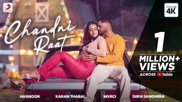 Chandni Raat Lyrics Translation – Harnoor